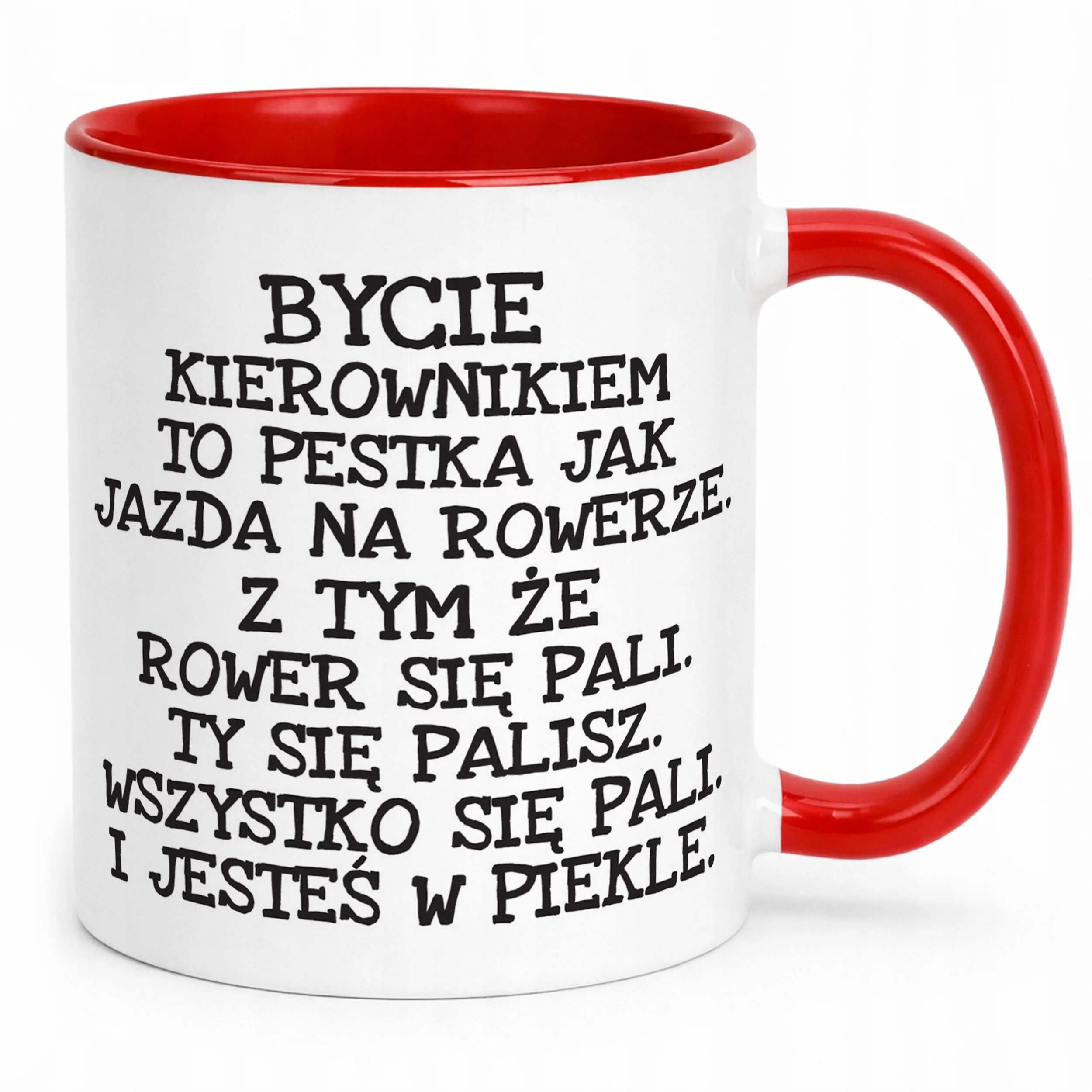 Kubek ceramiczny Bycie Kierownikiem Dla Kierownika Zabawy Prezent
