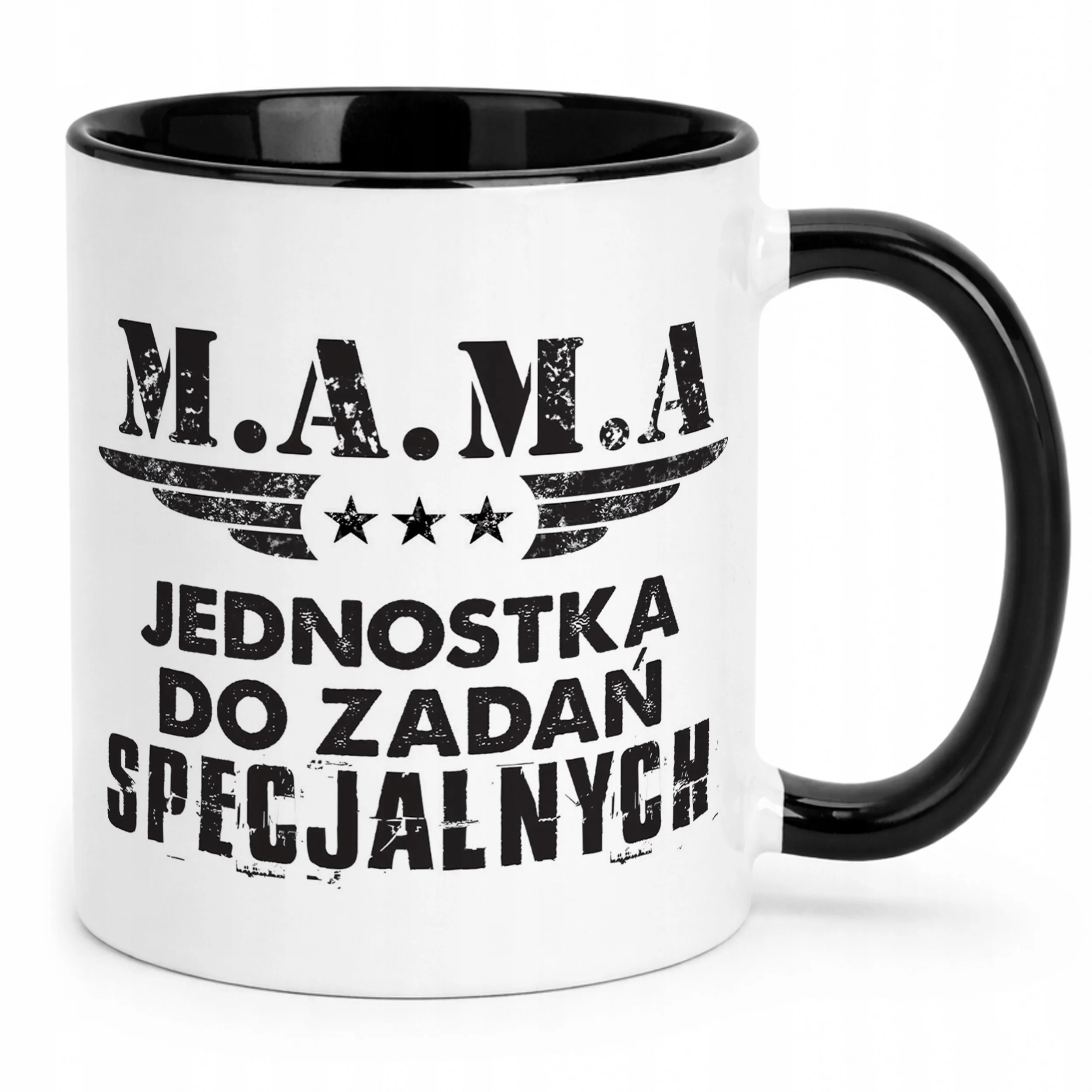 Kubek Czarny Dzień Matki Dla Mamy Prezent Mama Jednostka Do Zadań