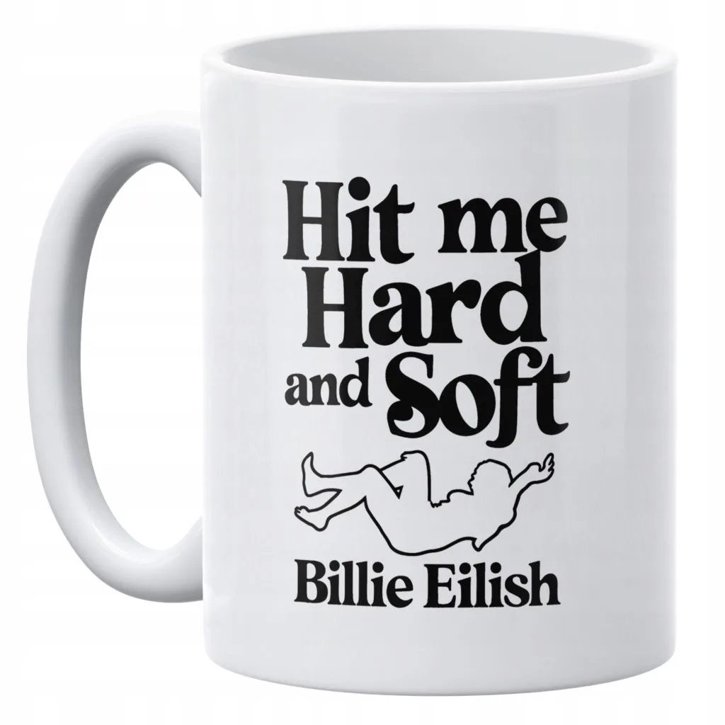 Kubek ceramiczny 330 ml Billie Eilish Hit Me Hard And Soft Dla Fanów