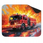 Podkładka pod mysz 22×18 cm Straż Wóż Strażacki Dla Strażaka