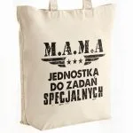 Torba bawełniana premium na zakupy Dzień Matki Prezent Jednostka