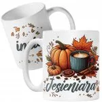 Kubek Personalizowany ceramiczny Jesienny Jesieniara Prezent Upominek