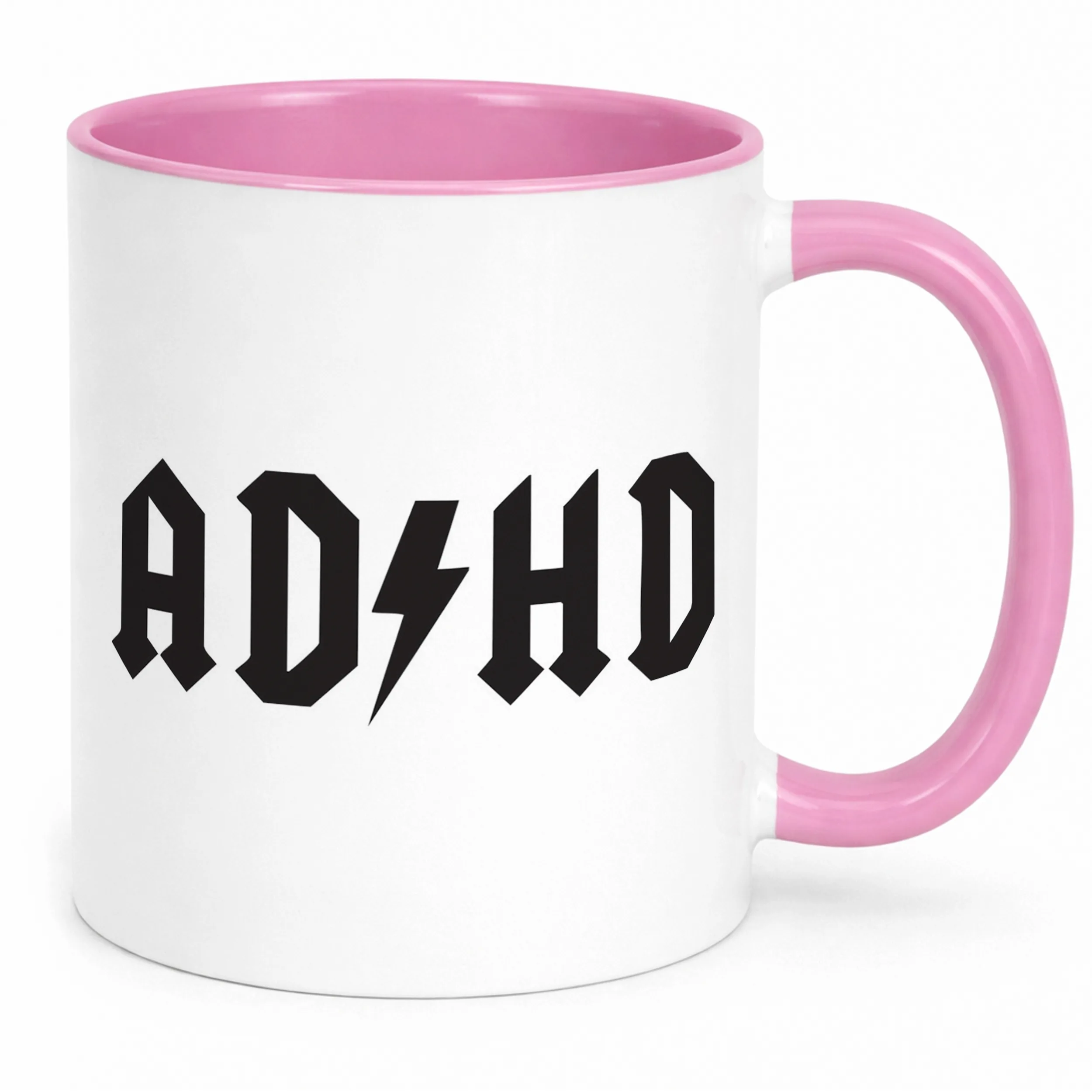 Kubek Różowy ADHD Śmieszny Zabawny Prezent Upominek