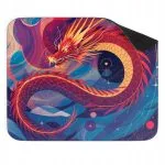 Podkładka pod mysz 22×18 cm Abstrakcja Smok Sztuka