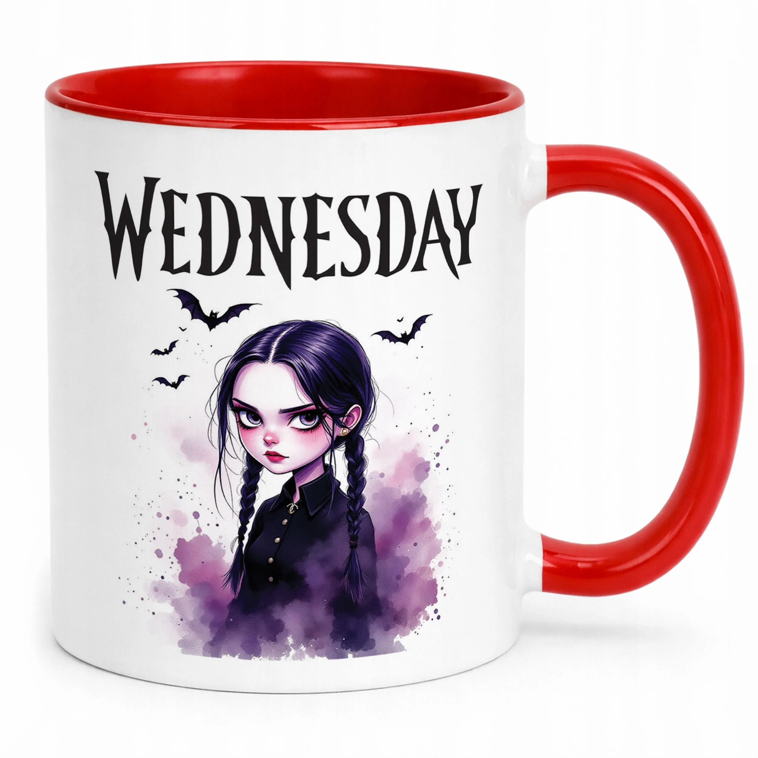 Kubek ceramiczny Nevermore Wednesday Addams Dla Fanów Prezent
