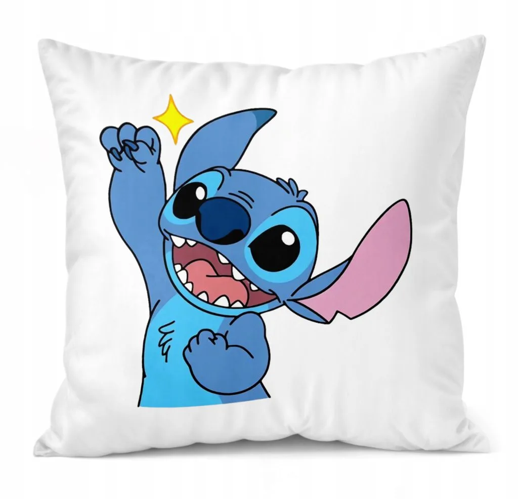 Poduszka 38x38cm Stitch Lilo i Stich Bajka Dla Dzieci Prezent