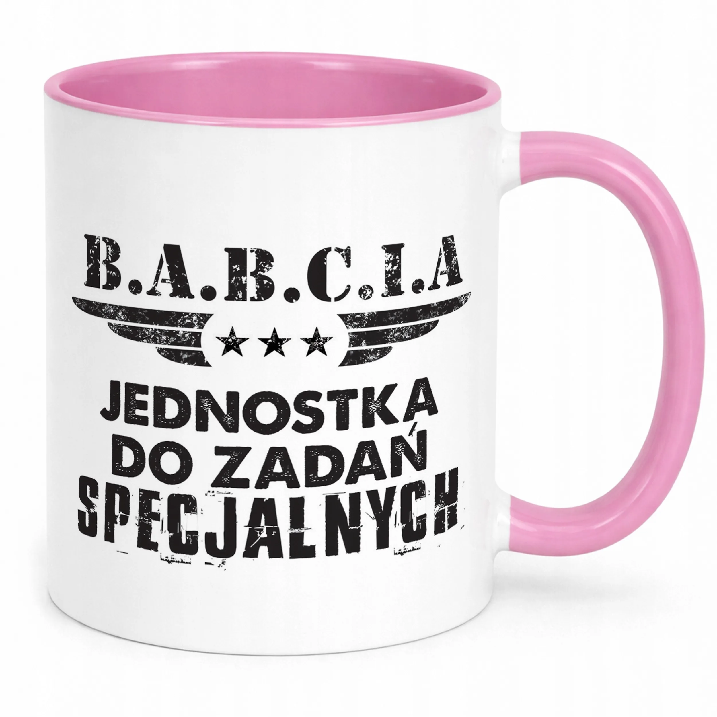 Kubek Różowy Dzień Babci Dla Babci Prezent Upominek