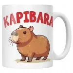 Kubek ceramiczny Kapibara Capybara Zwierzak Słodki Dla Dzieci Prezent