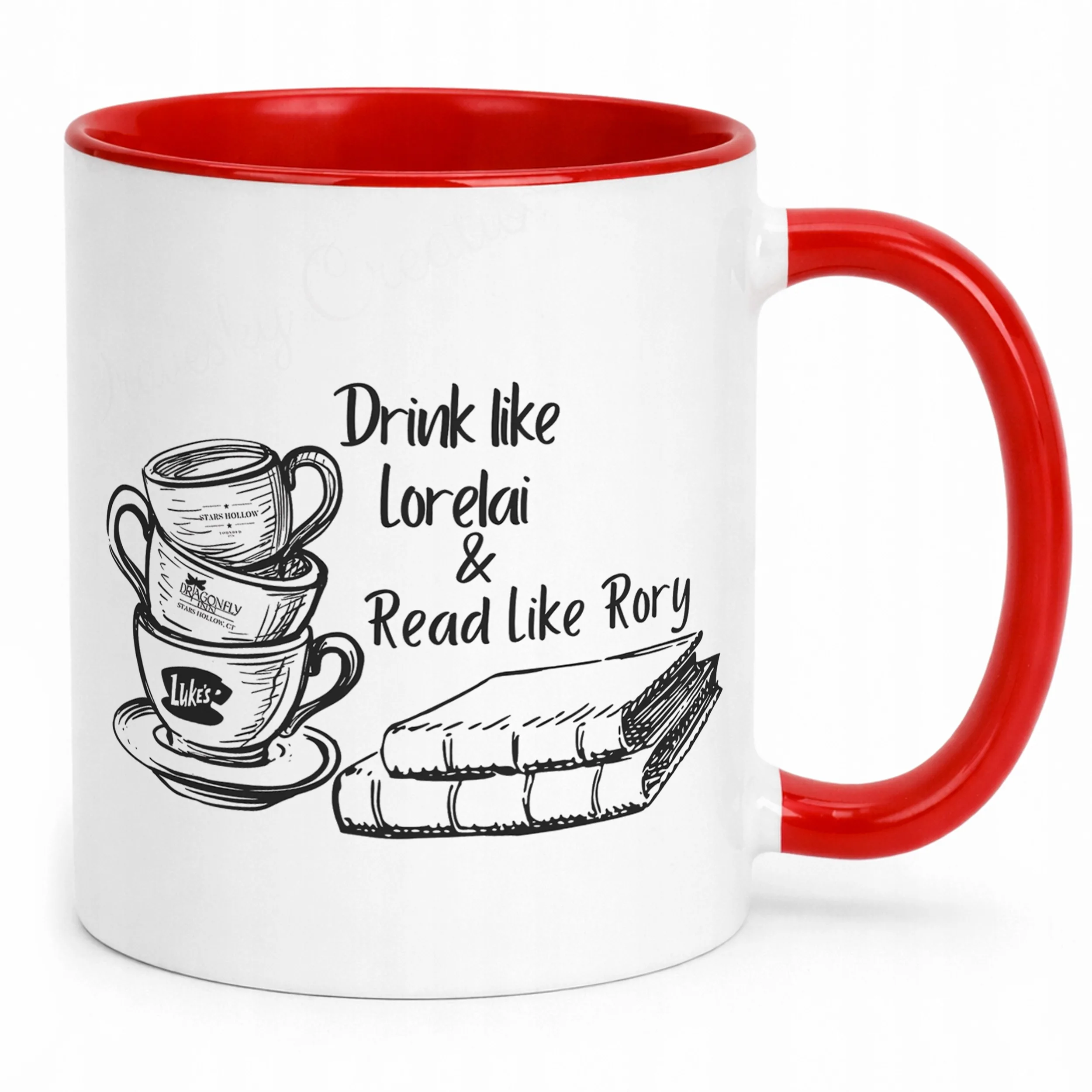 Kubek Czerwony Gilmore Girls Dla Fanów Serialu Rory Lorelai