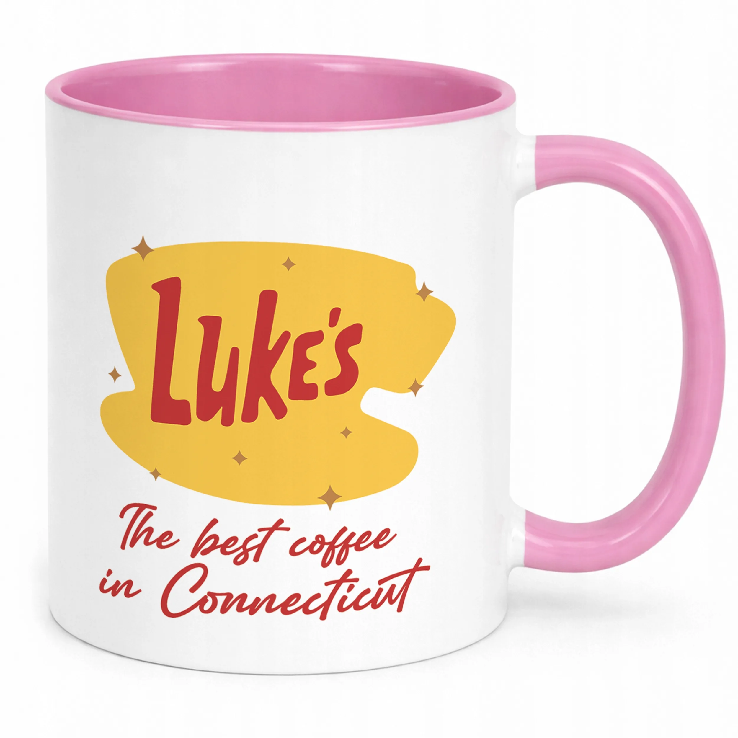 Kubek Różowy Gilmore Girls Dla Fanów Serialu Luke’s Coffee