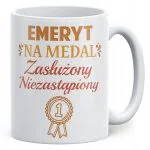 Kubek ceramiczny z okazji Emerytury Dla Emeryta Prezent Upominek