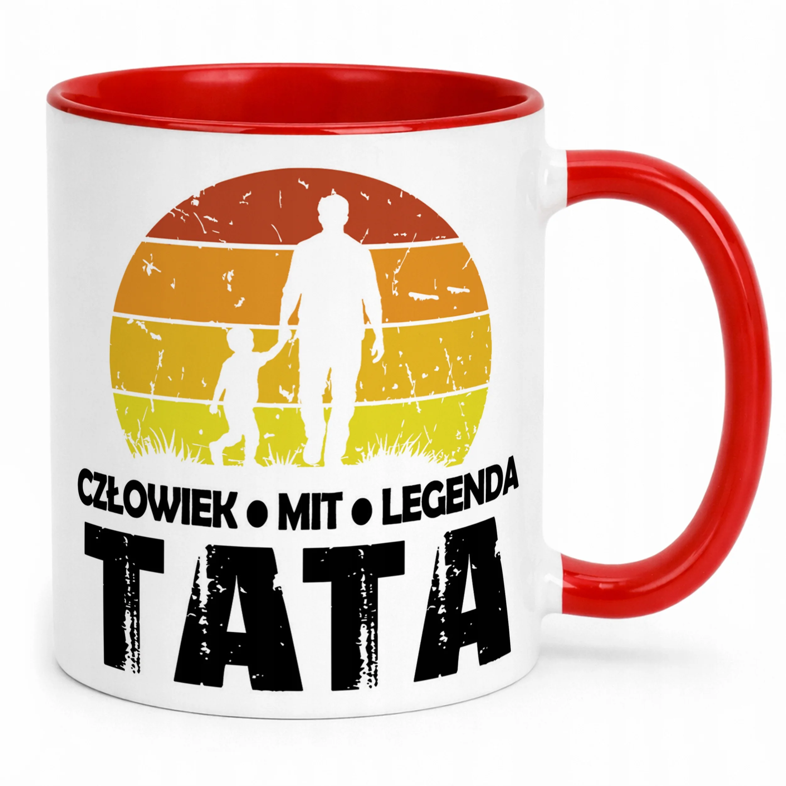 Kubek ceramiczny Dzień Ojca Dla Taty Człowiek Mit Legenda Prezent