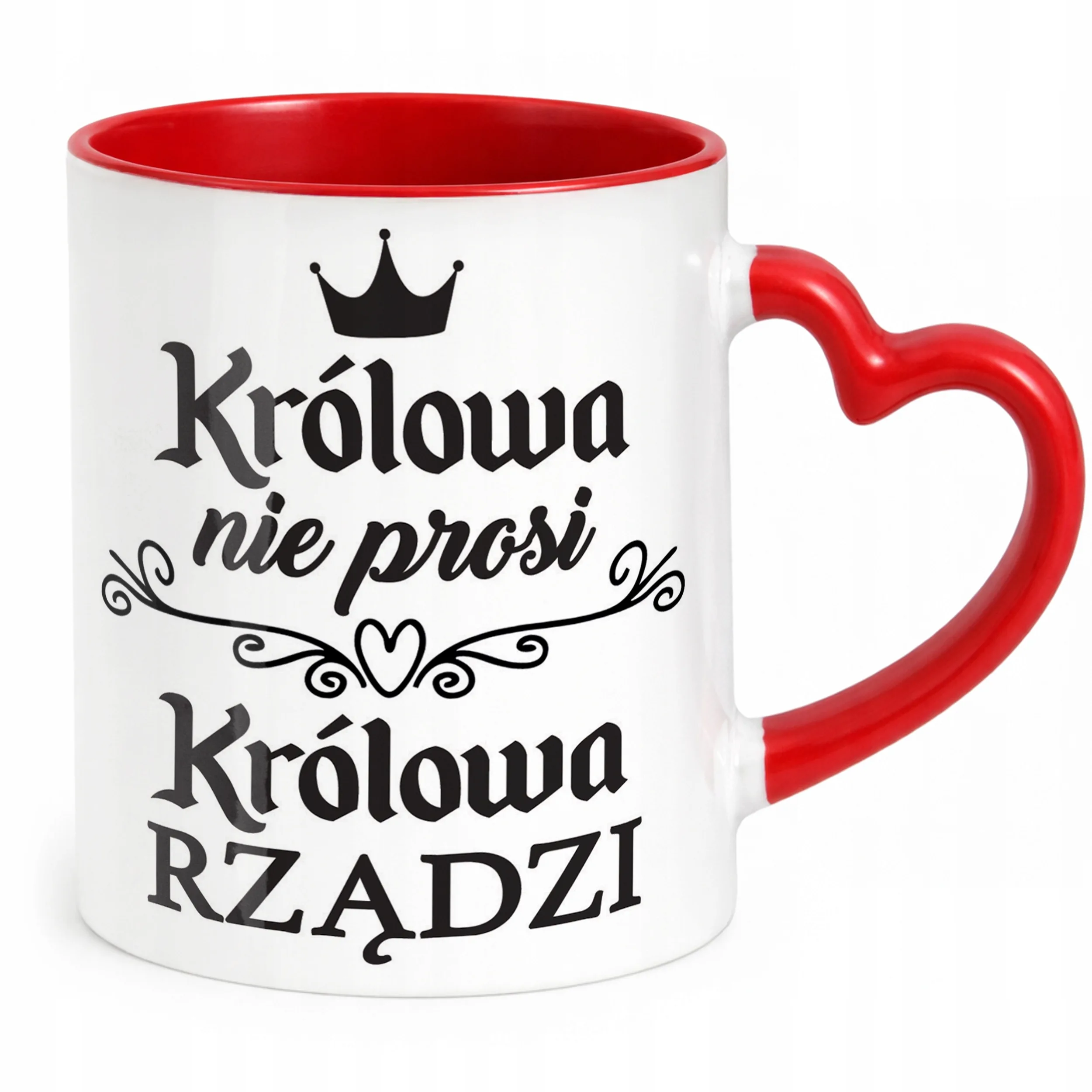 Kubek Czerwony Dzień Kobiet Dla Kobiety Dziewczyny Prezent Upominek