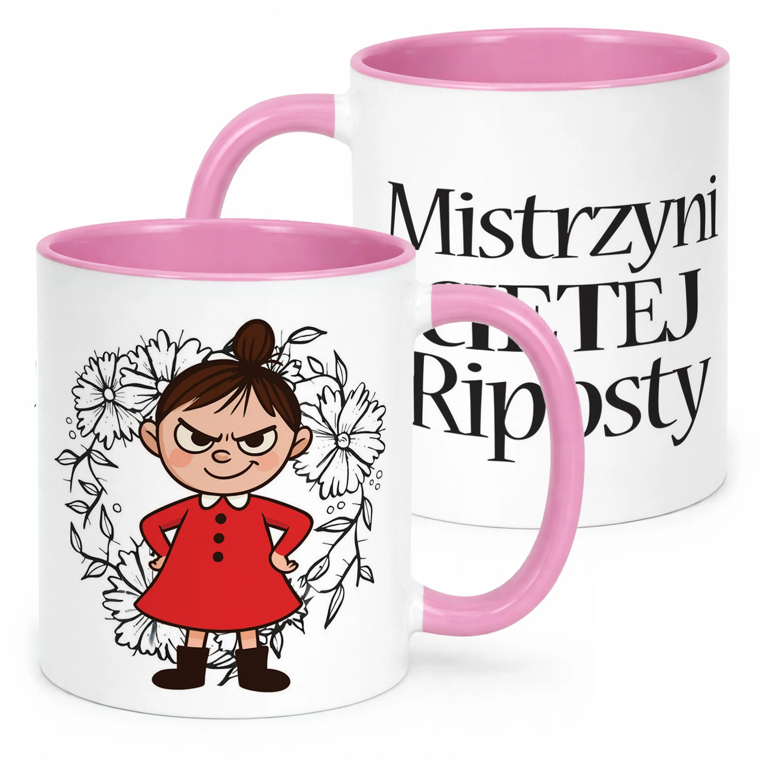 Kubek Różowy Dzień Kobiet Dla Kobiety Dziewczyny Prezent Upominek