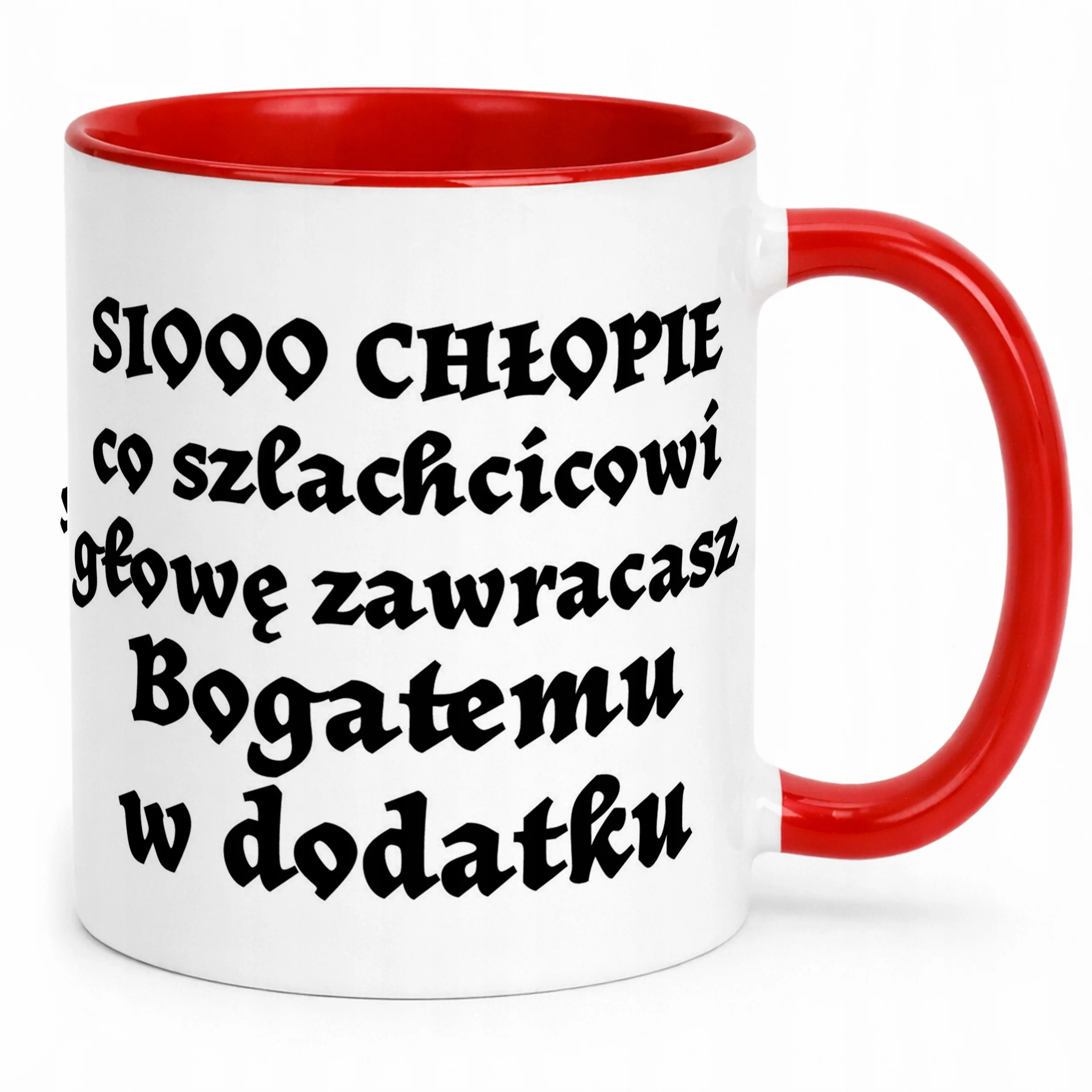Kubek ceramiczny 1670 Sio Chłopie Dla Fanów Serialu Prezent