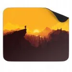 Podkładka pod mysz 22×18 cm Firewatch Yellowstone Krajobraz dla gracza