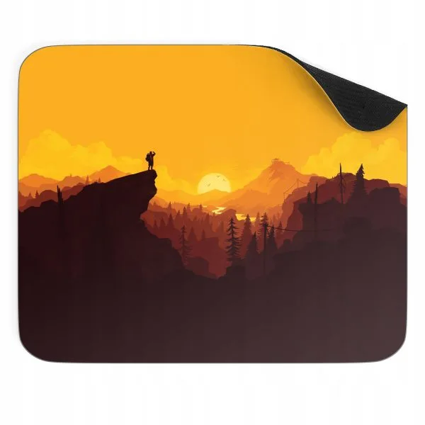 Podkładka pod mysz 22x18 cm Firewatch Yellowstone Krajobraz dla gracza