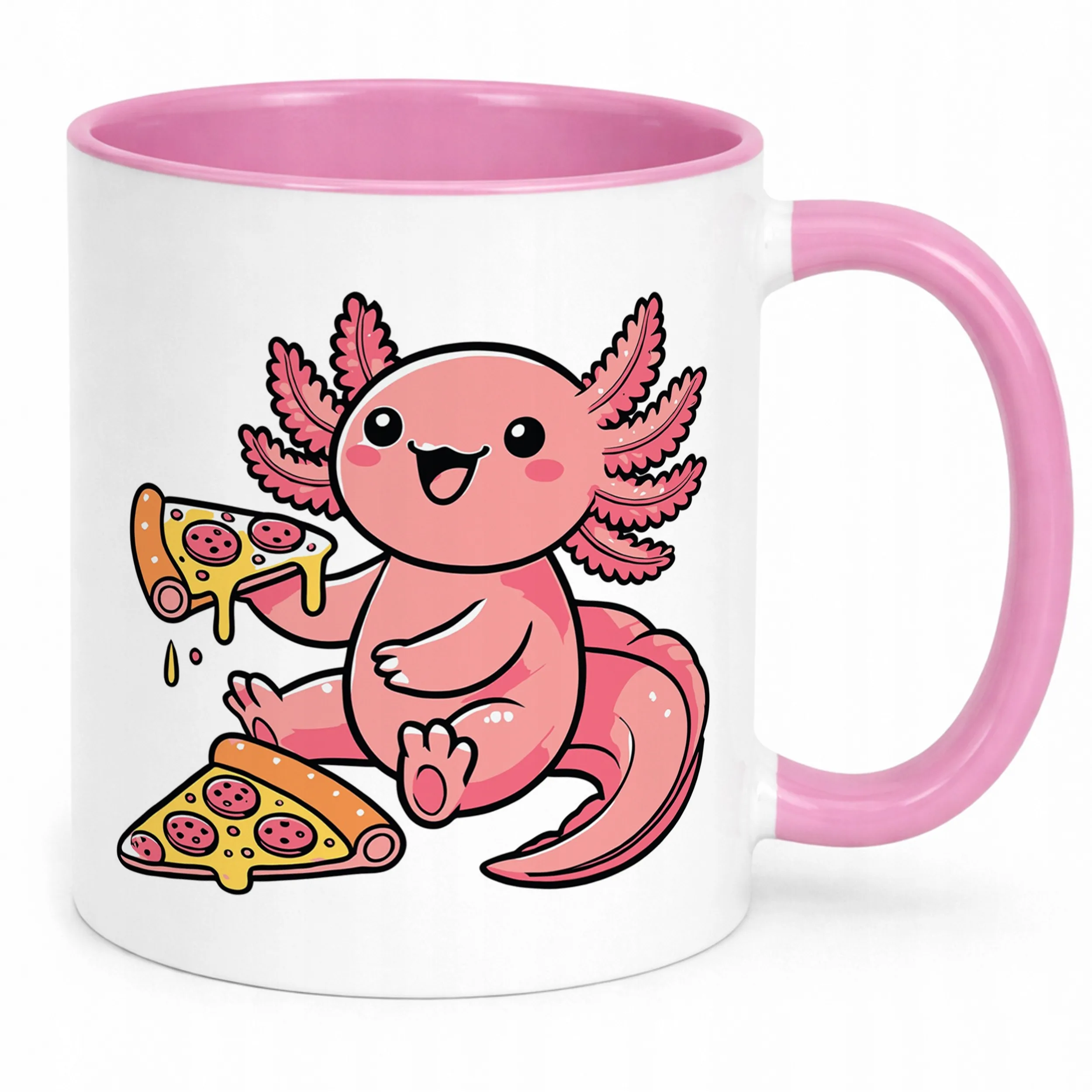 Kubeczek różowy dla dziewczynki Aksolotl Axolotl Różowy Zwierzak Viral HIT