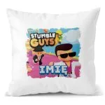 Poduszka 38×38 cm z Imieniem Stumble Guys dla Fanów i Graczy