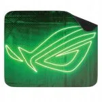Podkładka pod mysz 22×18 cm Logo Asus Zielone Gaming dla gracza