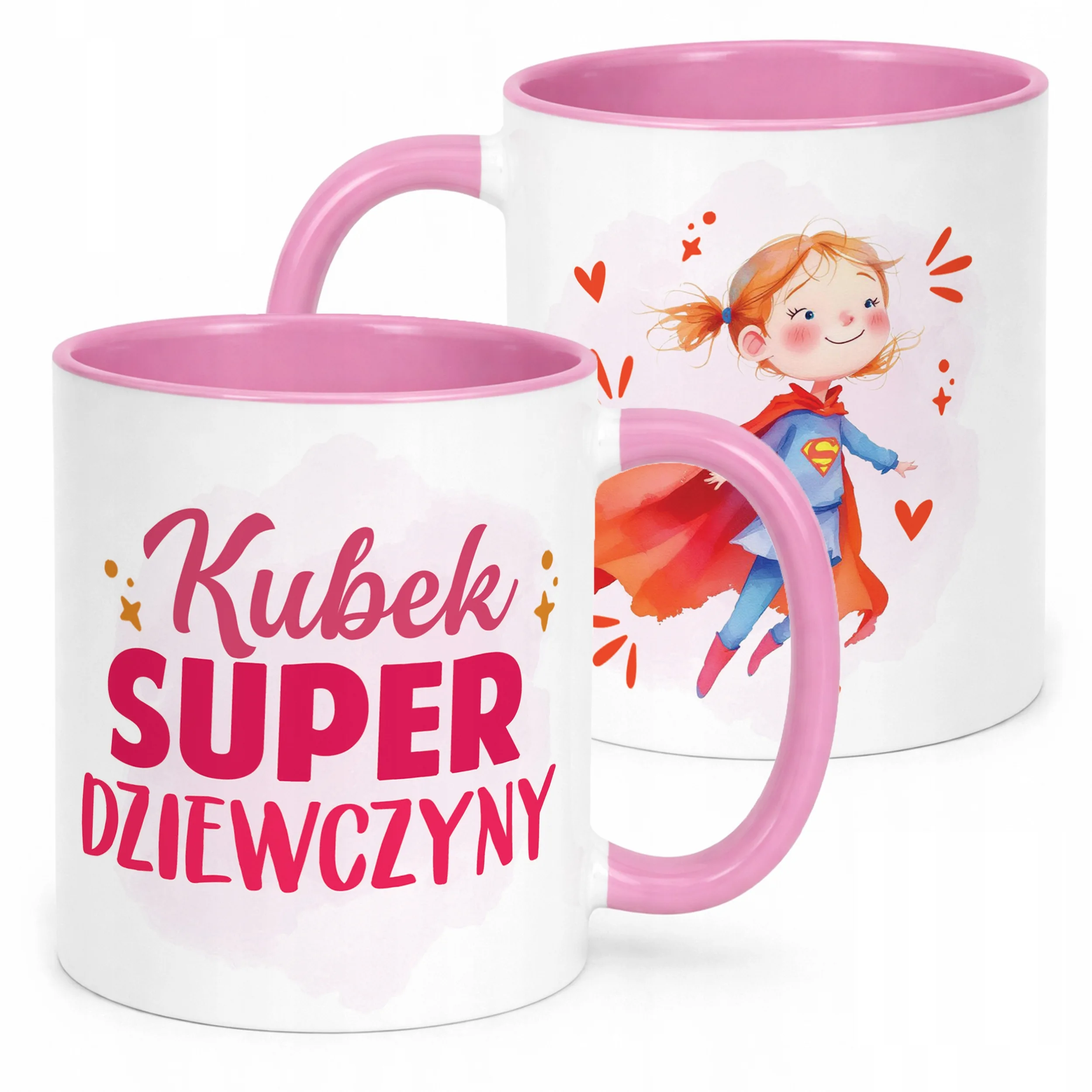 Kubek Różowy Dzień Kobiet Dla Dziewczynki Dla Niej Prezent Upominek