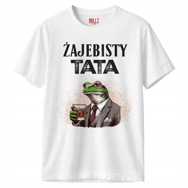 Koszulka biała męska Dzień Ojca Dla Taty Prezent