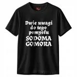 Koszulka czarna męska 1670 Sodoma Gomora r. 3XL