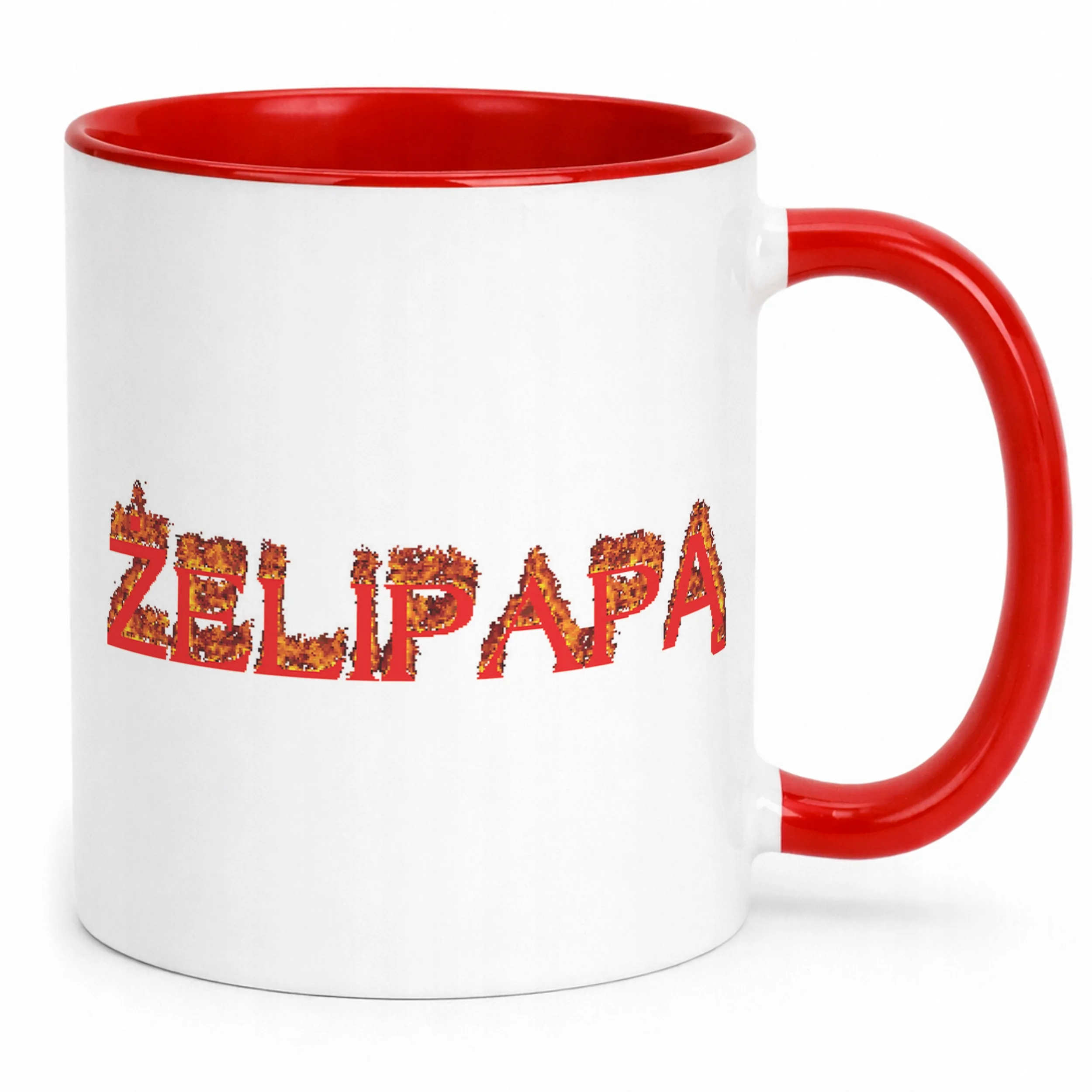 Kubek ceramiczny Żelipapą Śmieszne Memy Zabawne Prezent