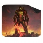 Podkładka pod mysz 22×18 cm DOOM Doomslayer dla gracza
