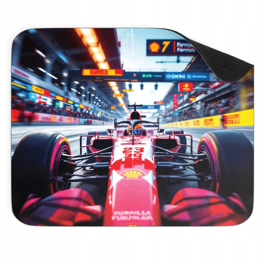 Podkładka pod mysz 22×18 cm Formuła 1 Bolid Motoryzacja Wyścig