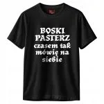 Koszulka czarna męska 1670 Boski Pasterz r. 3XL