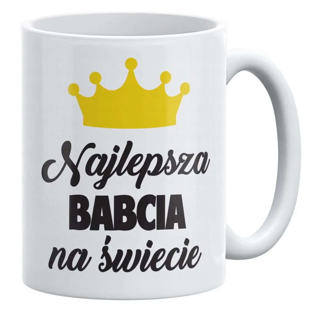 Kubek ceramiczny 330 ml Na Dzień Babci Prezent Upominek Najlepsza Babcia