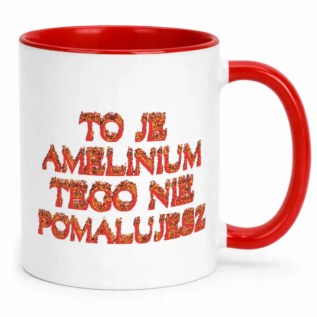 Kubek ceramiczny To Je Amelinium Śmieszne Memy Zabawne Prezent