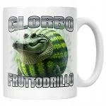 Kubek ceramiczny Glorbo Fruttodrillo viral tiktok brainrot