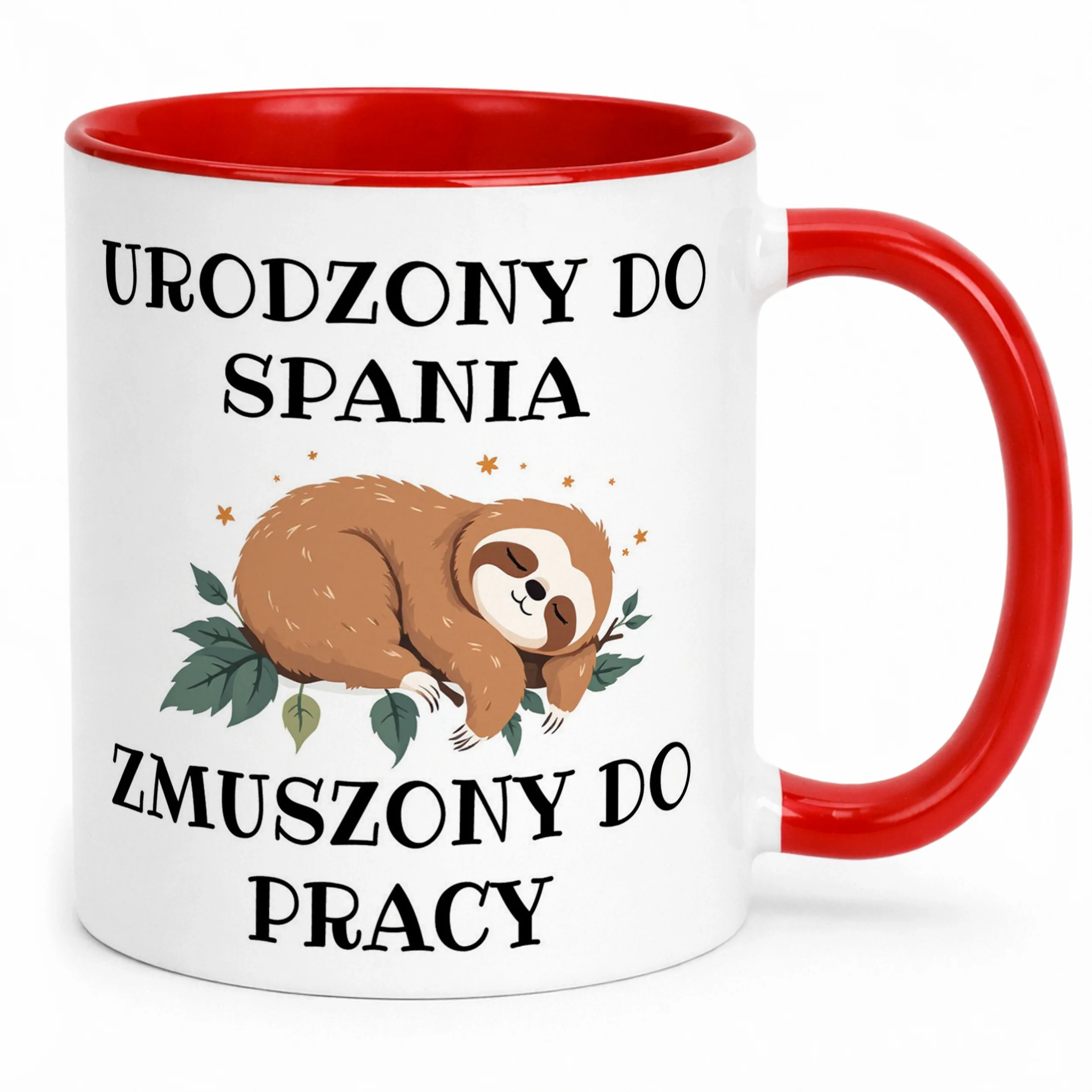 Kubek ceramiczny Urodzony Do Spania Śmieszny Zabawny Prezent