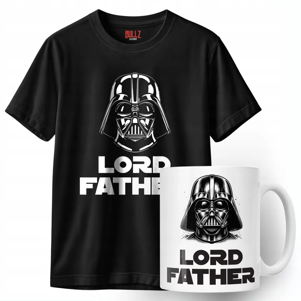 Zestaw Kubek + Koszulka Dzień Ojca Dla Taty Lord Father Prezent