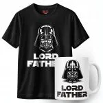 Zestaw Kubek + Koszulka Dzień Ojca Dla Taty Lord Father Prezent