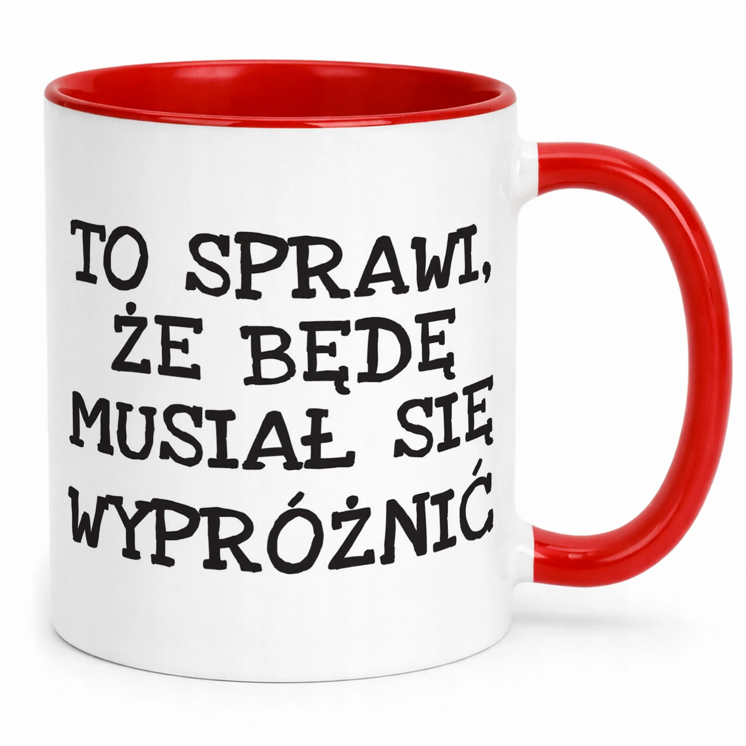 Kubek ceramiczny To Sprawi Że Będę Musiał Się Wypróżnić Zabawny Prezent