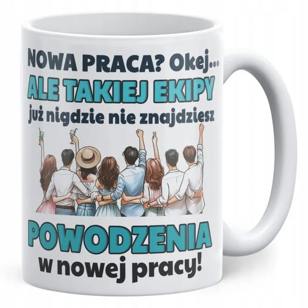 Kubek ceramiczny Pożeganie Odejście z Pracy Dla Kolegi Koleżanki Prezent