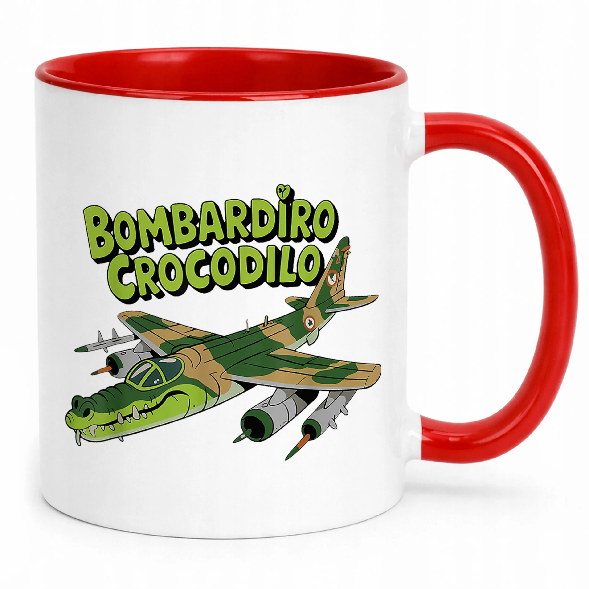 Kubek ceramiczny Bombardino Crocodilo viral tiktok brainrot