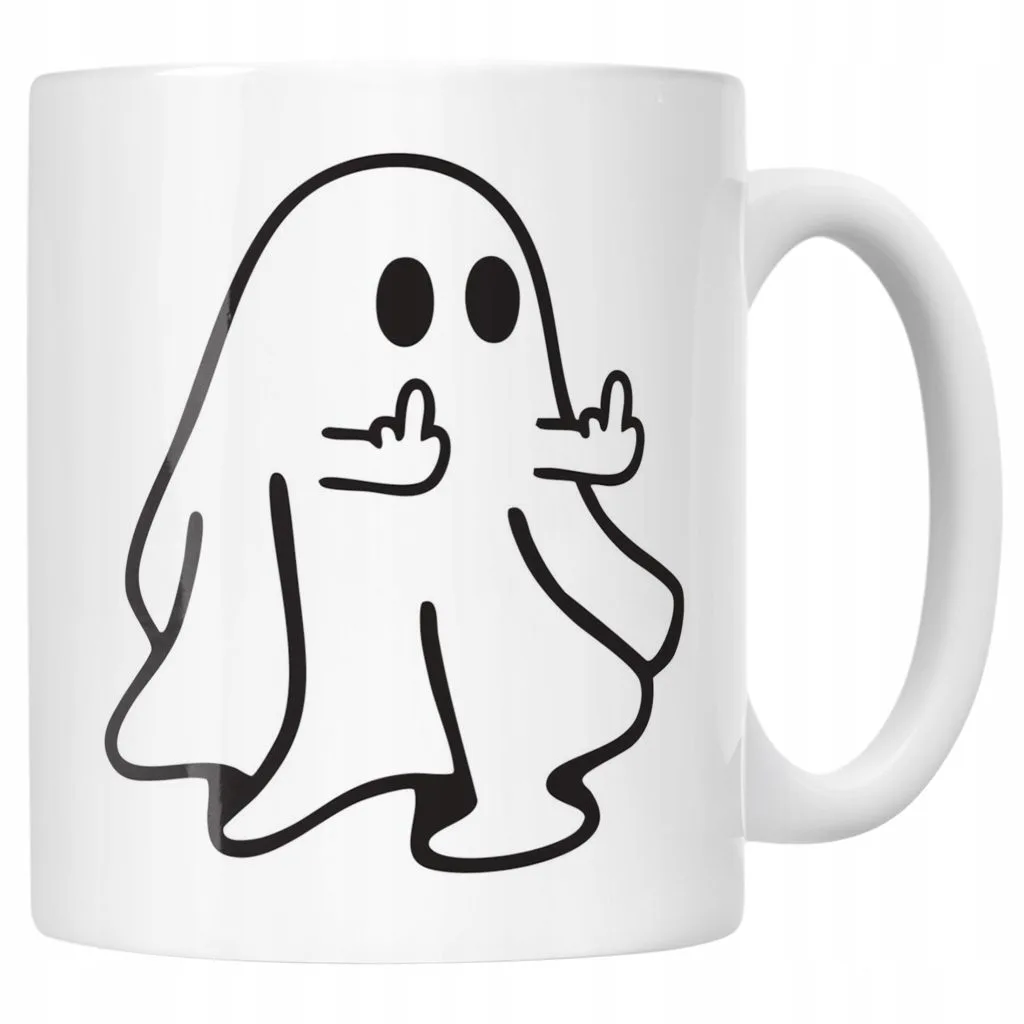Kubek ceramiczny Halloween Jesień Dynia Duch Prezent Upominek