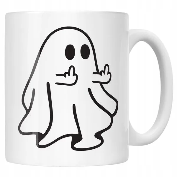 Kubek ceramiczny Halloween Jesień Dynia Duch Prezent Upominek