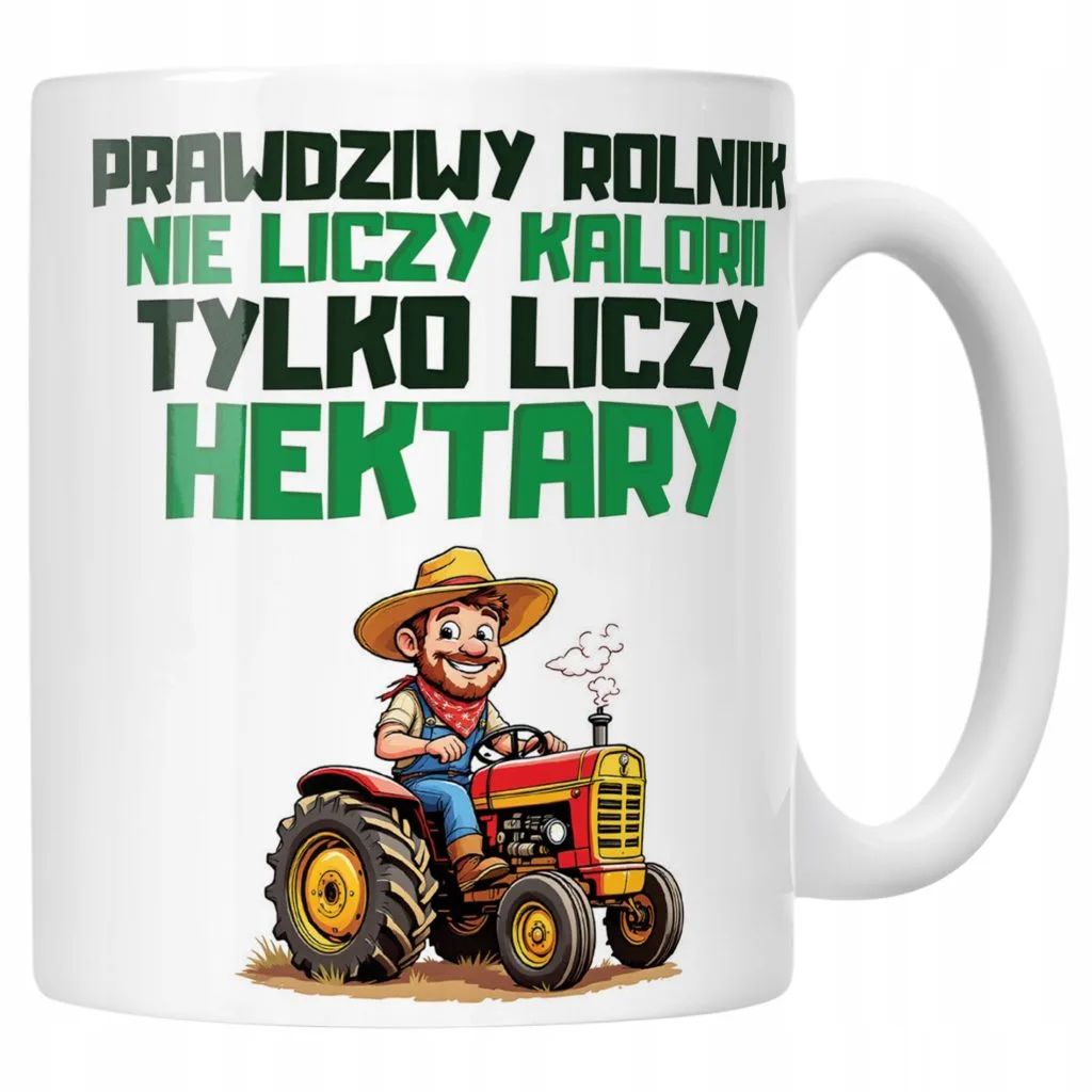 Kubek ceramiczny Rolnik Dla Rolnika Traktor Zabawny Prezent Upominek