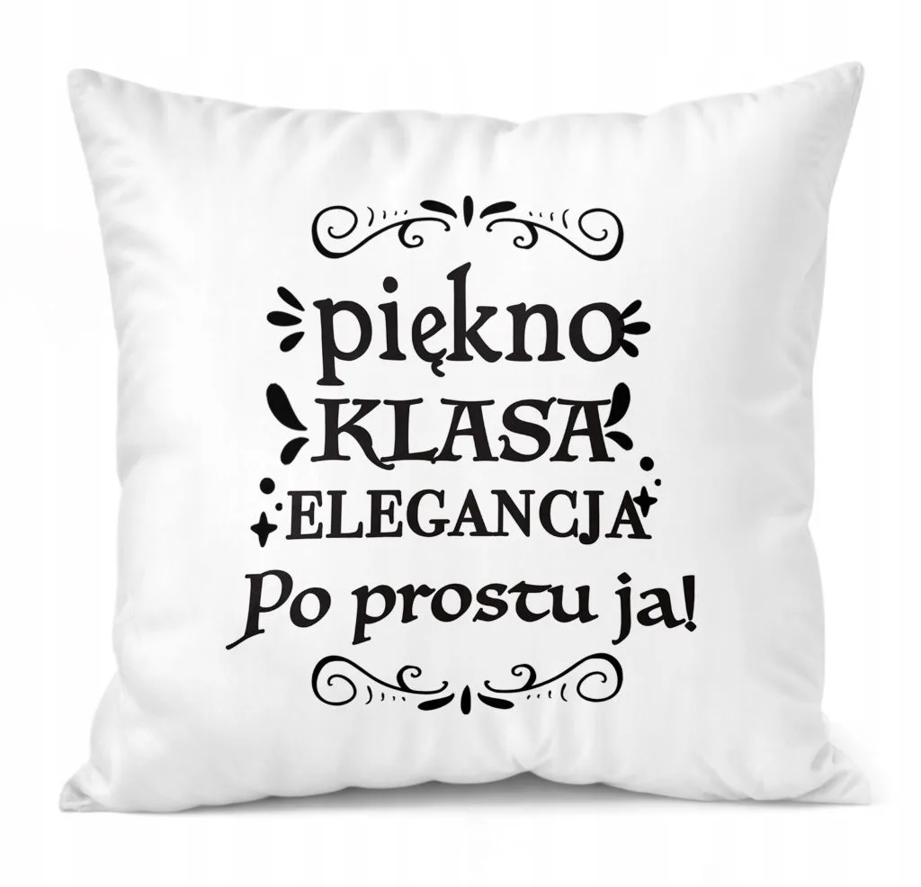 Poduszka 38x38cm Dzień Kobiet Prezent Dla Kobiety Piękno Klasa Elegancja