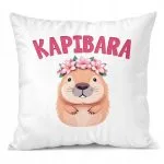 Poduszka 38x38cm Kapibara Capybara Zwierzak Dla Dzieci Prezent