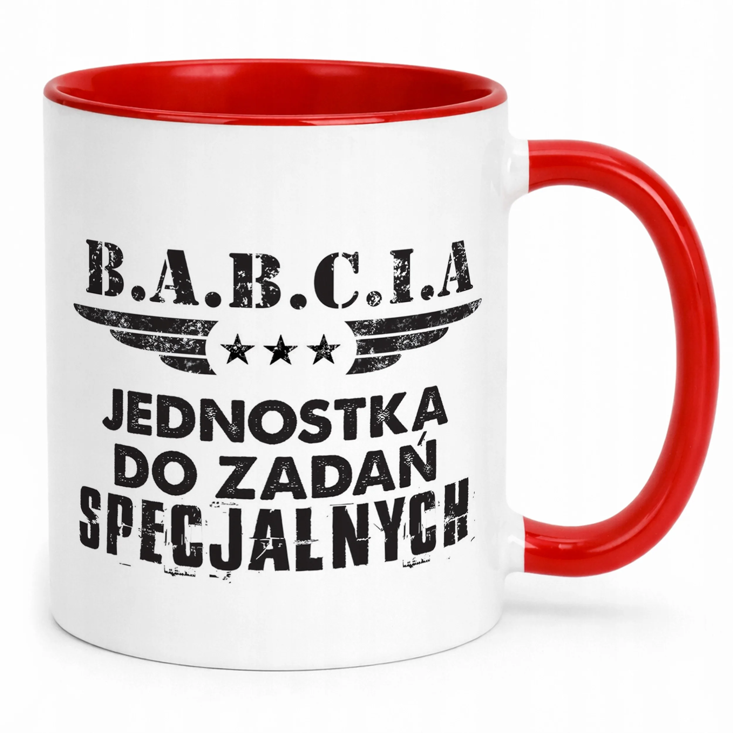 Kubek Czerwony Dzień Babci Dla Babci Prezent Upominek