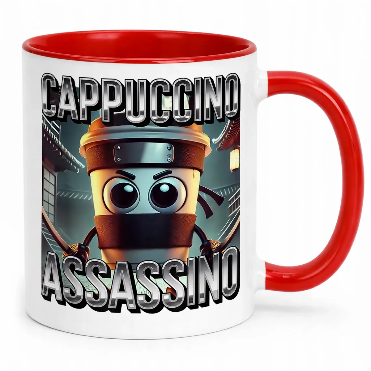 Kubek ceramiczny Cappuccino Assassino viral tiktok brainrot