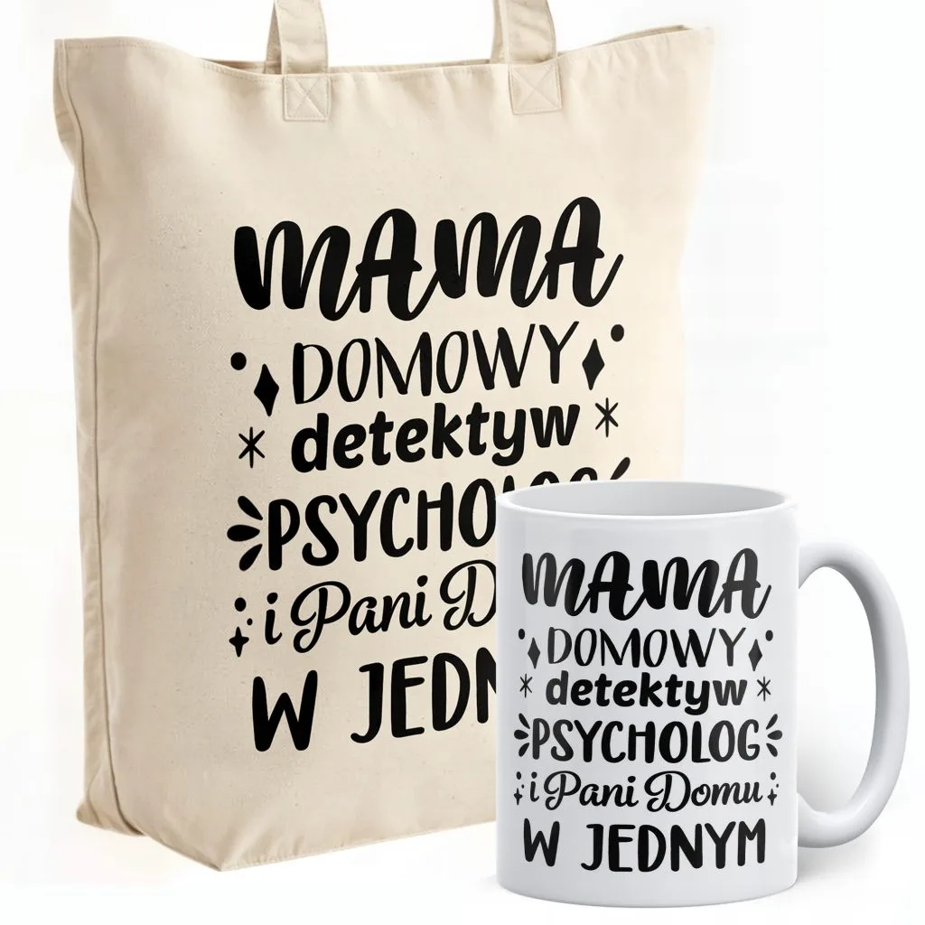 Zestaw Kubek + Torba Premium Dzień Matki Dla Mamy Prezent Upominek