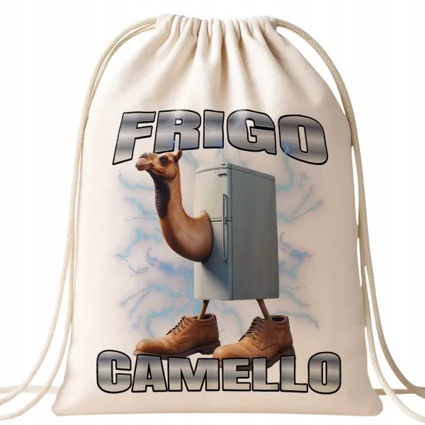 Plecak bawełniany Frigo Camello viral tiktok brainrot mem