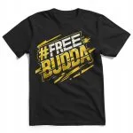 Koszulka męska czarna #FreeBudda Free Budda Uwolnić Budde